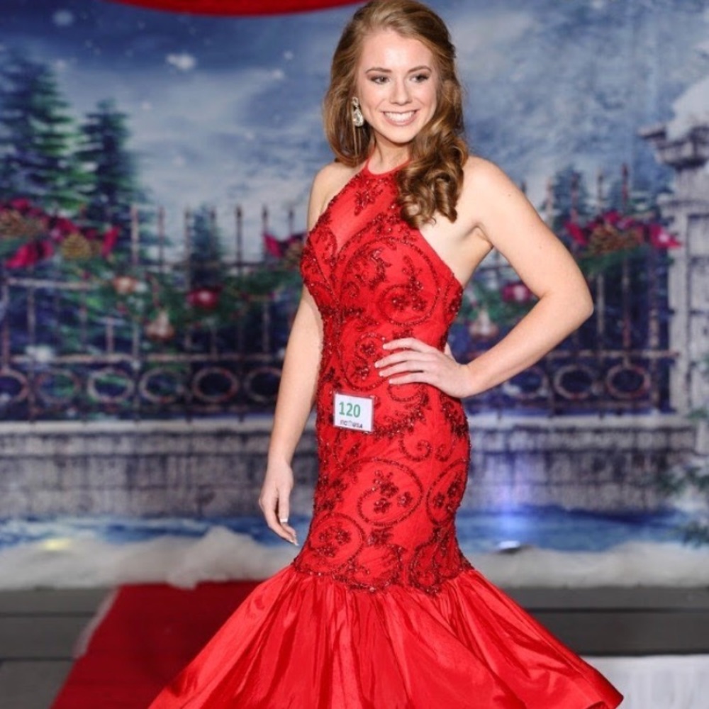 Red Sherri Hill Pageant Dress